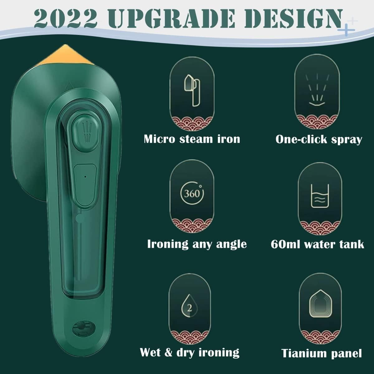 portable mini handheld iron - dry and wet