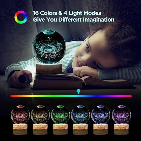 3d crystal lamp ball(assorted design)