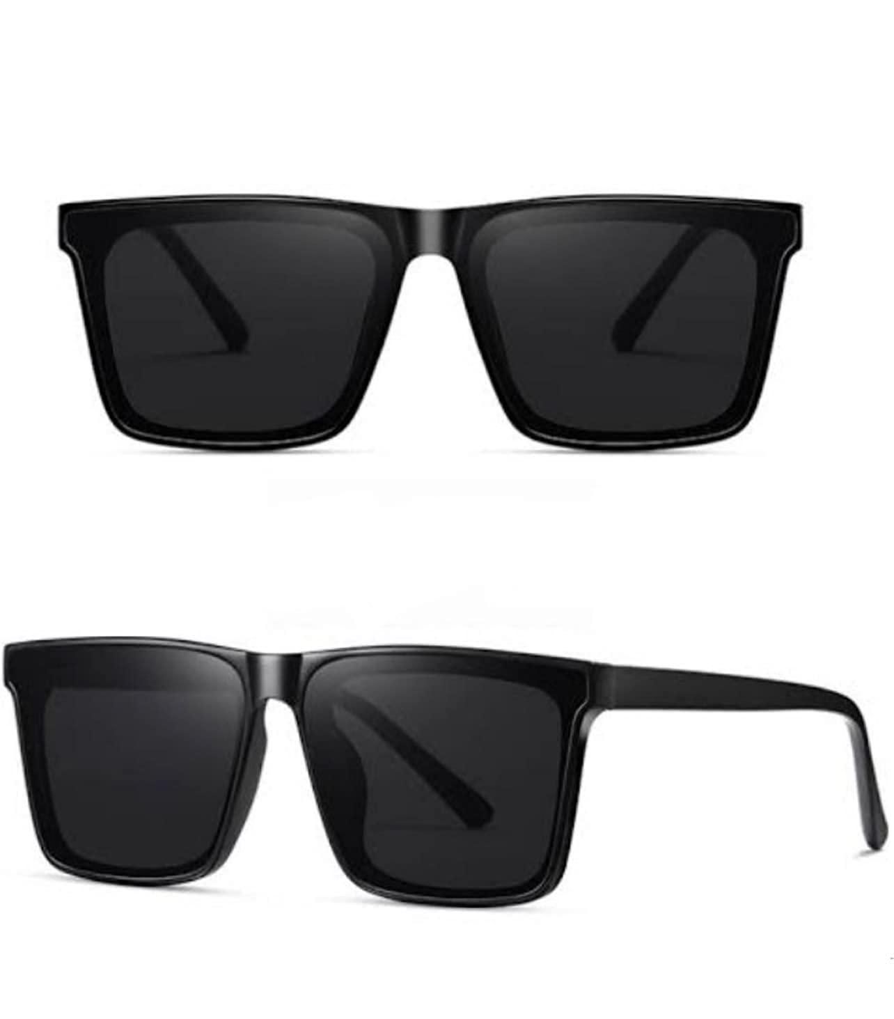 polarized retro square sunglasses
