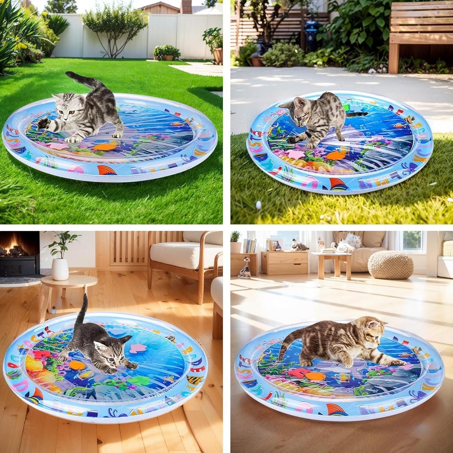 pet water sensory play mat