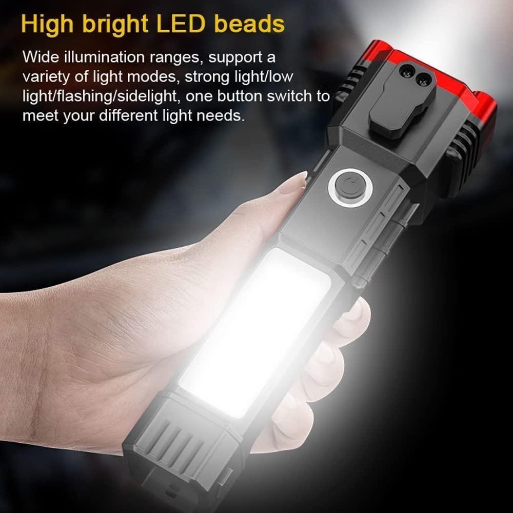 multifunctional work portable led flashlight
