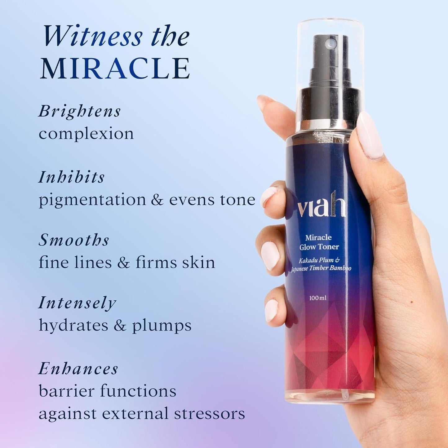 viah miracle glow toner
