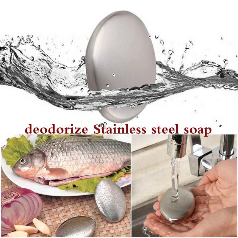 stainless steel soap - odor remover hand bar