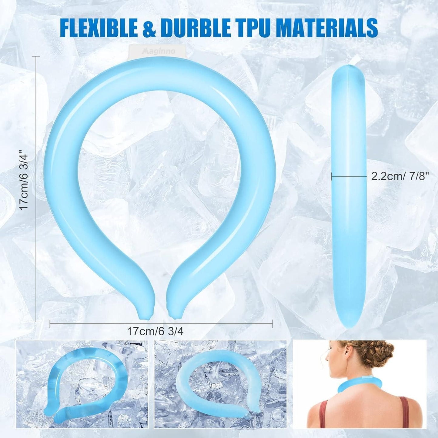 reusable neck cooling wraps tube
