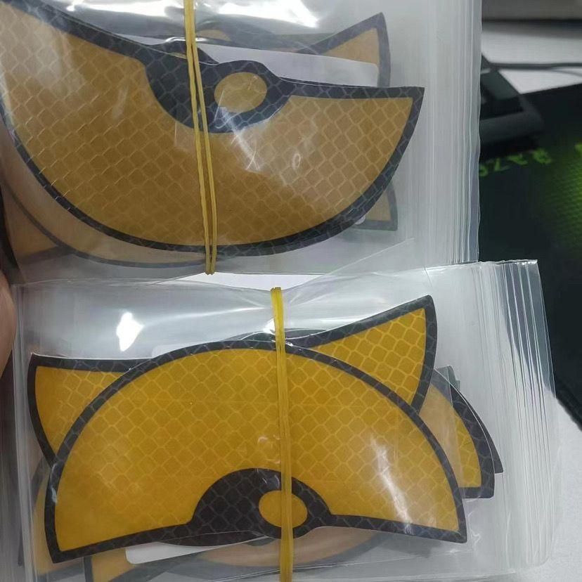 monster eyes car reflective stickers pack of 1 (2 pieces)