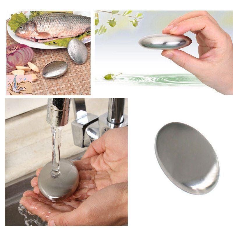 stainless steel soap - odor remover hand bar