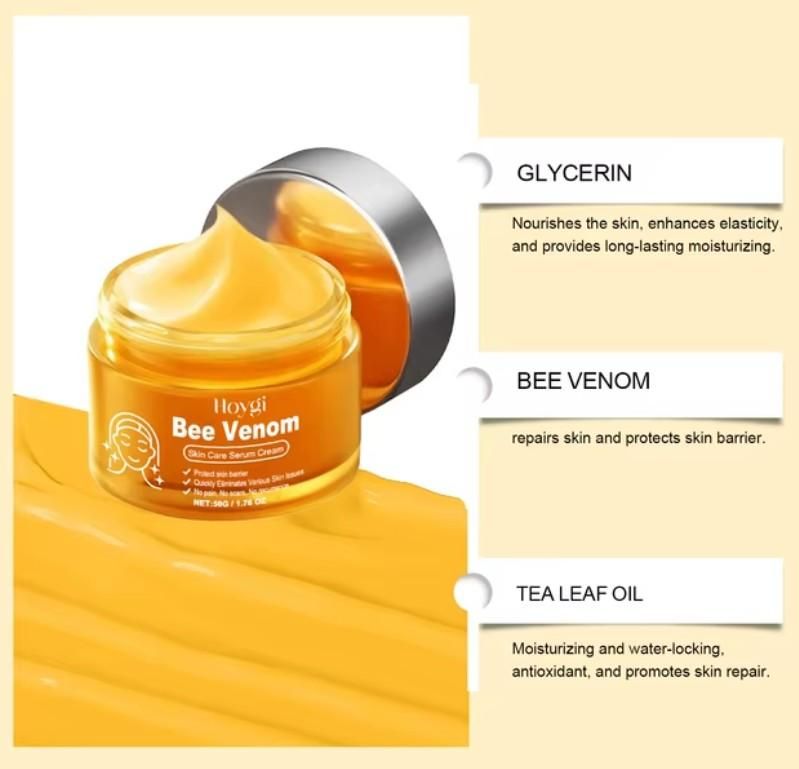 bee venom skin cream 100ml each (pack of 2)