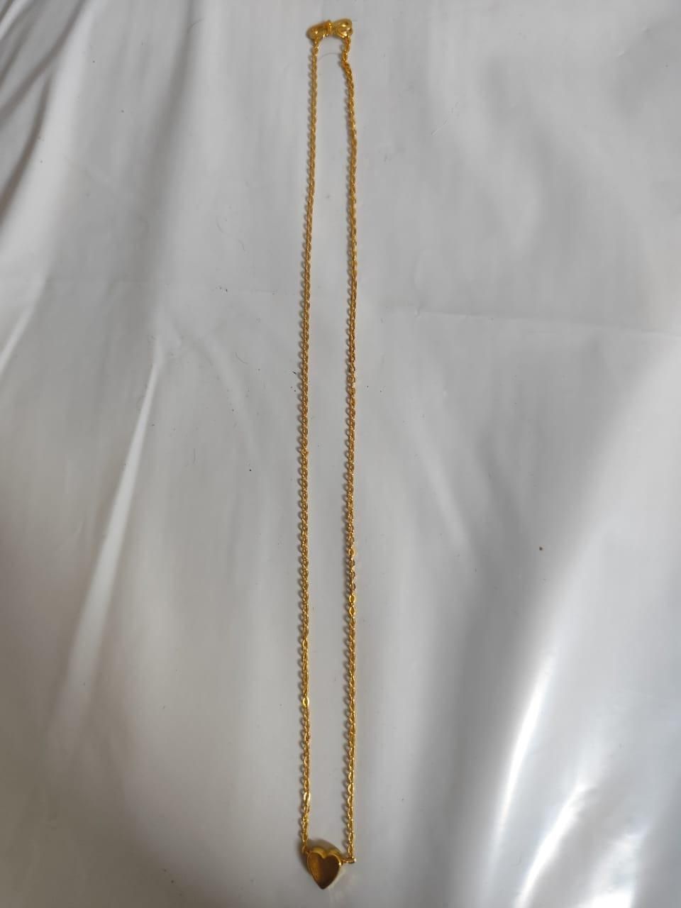 paris heart necklace