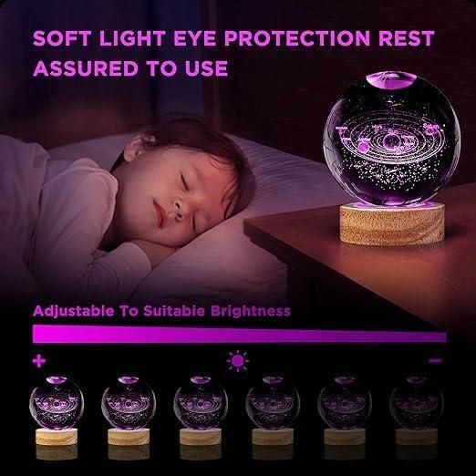 3d crystal lamp ball(assorted design)