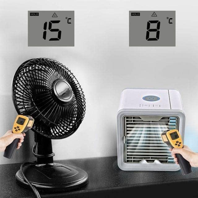 portable mini air conditioner small size 500ml water tank usb powered
