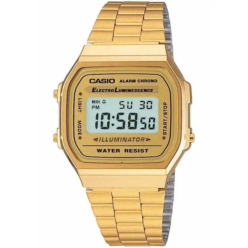 casio vintage digital gold unisex watch