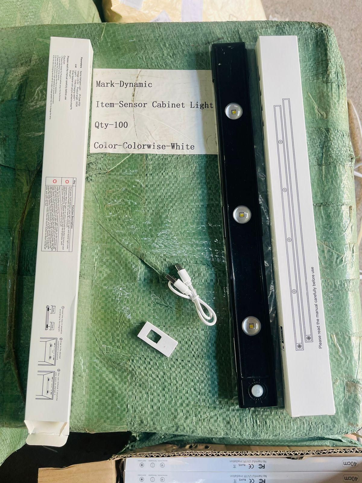led motion sensor cabinet with usb rechargeble