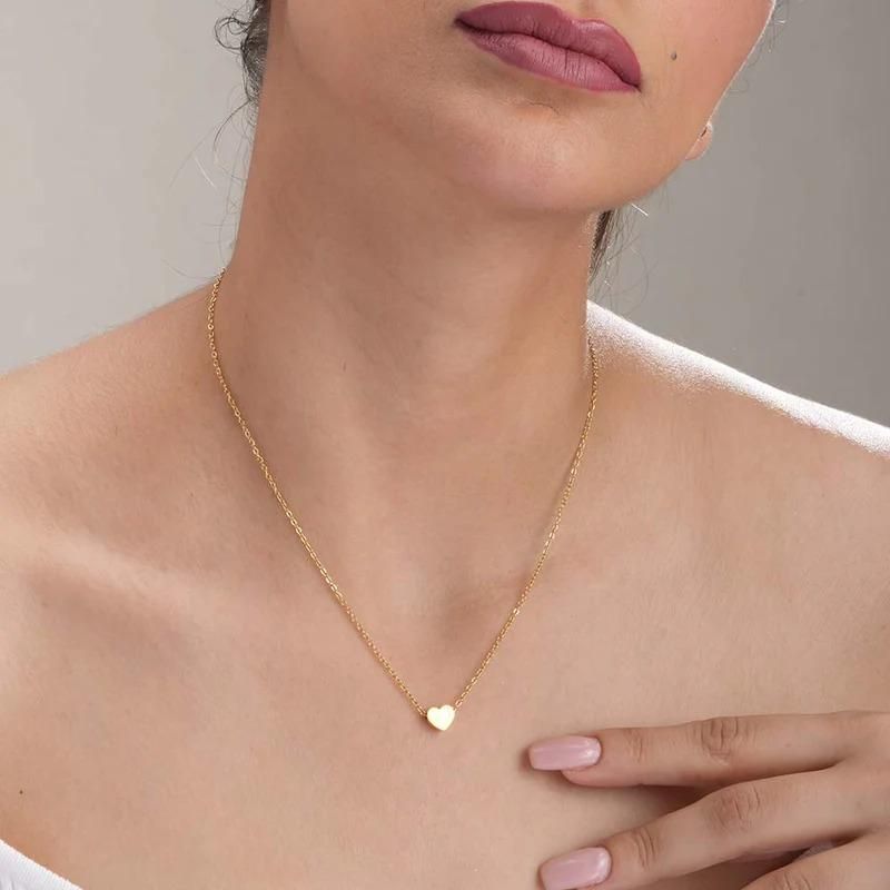paris heart necklace