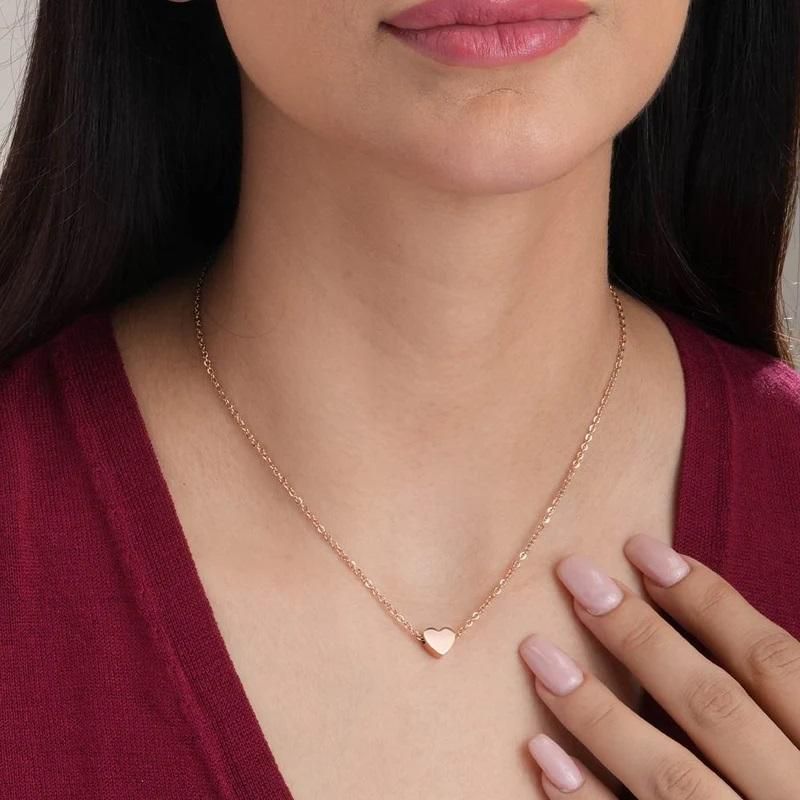 paris heart necklace