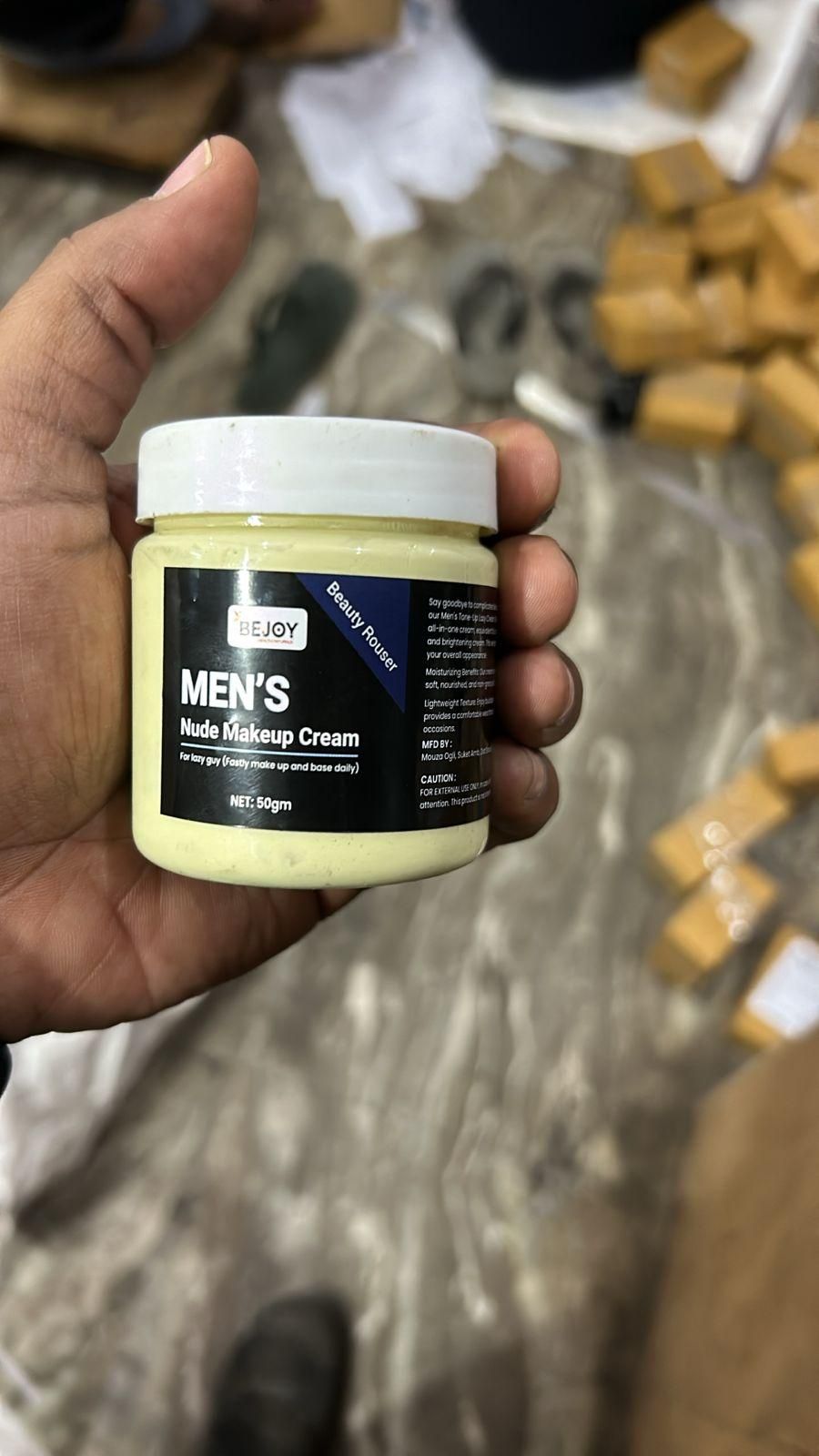 men's nude makeup cream