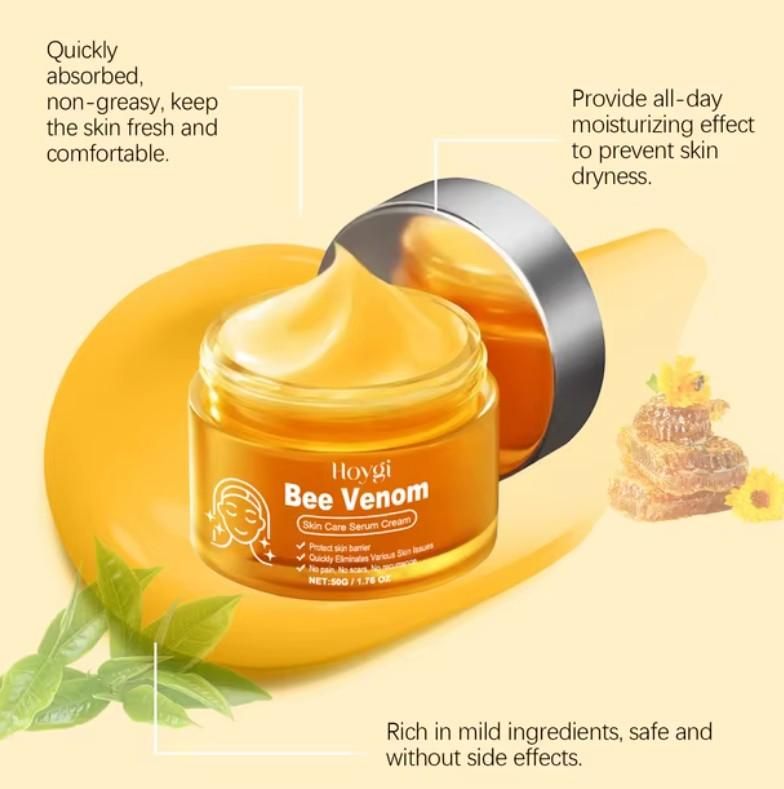 bee venom skin cream 100ml each (pack of 2)
