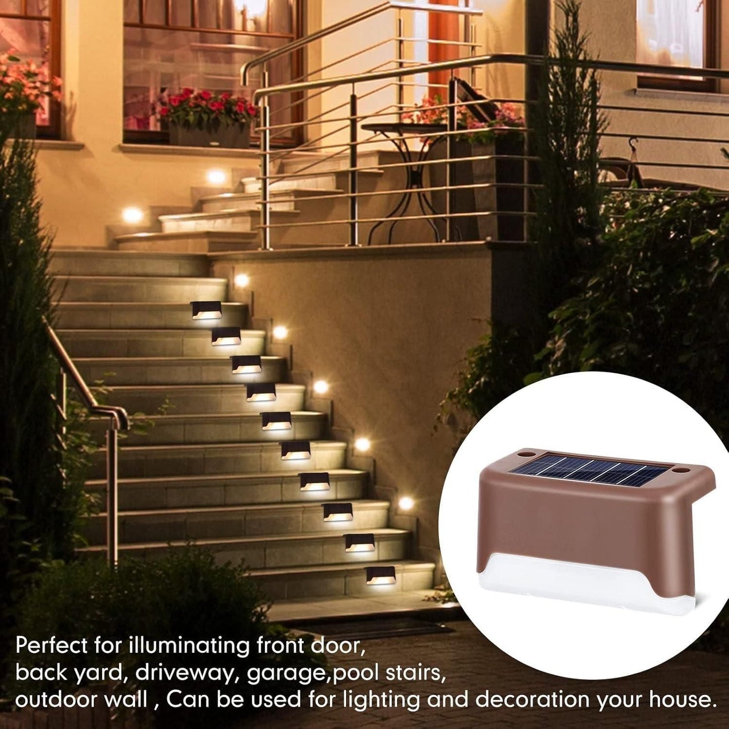 solar deck lights - outdoor