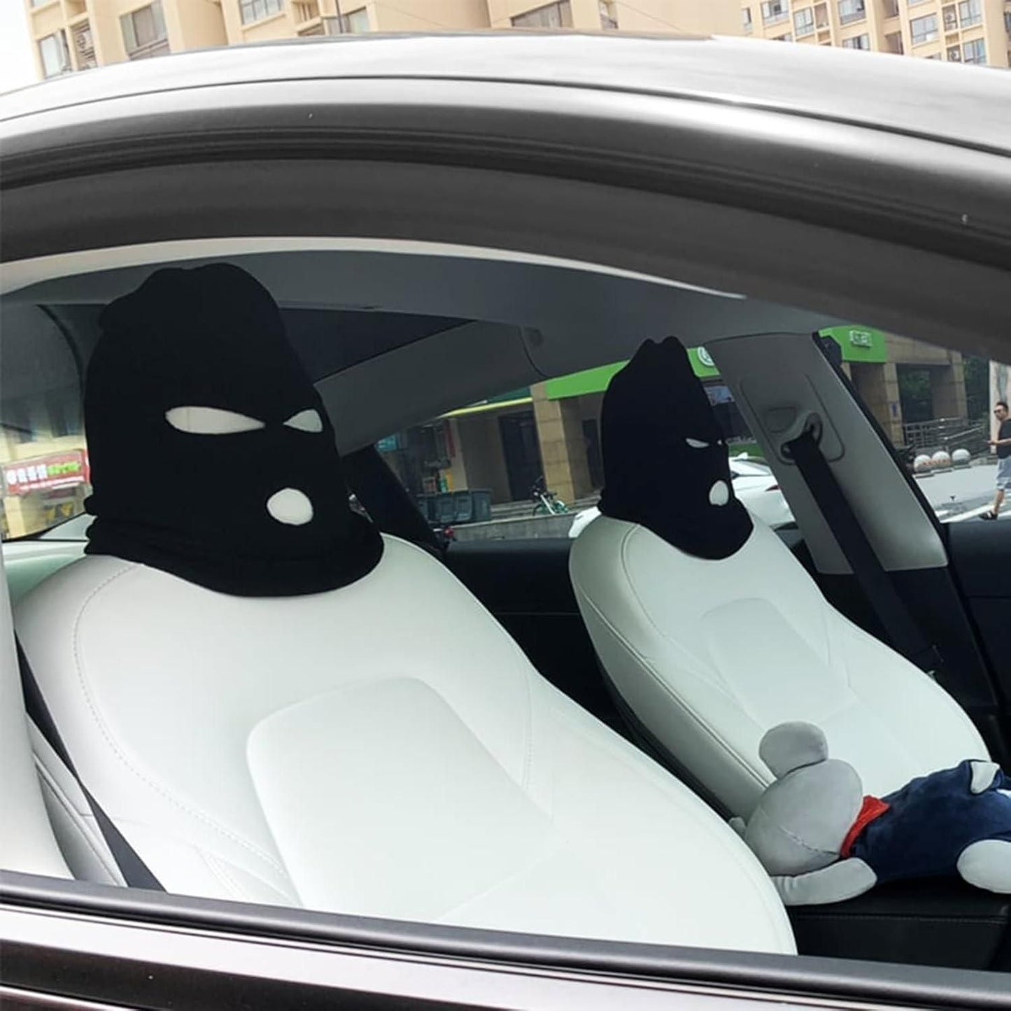 funny spoof car seat headgear