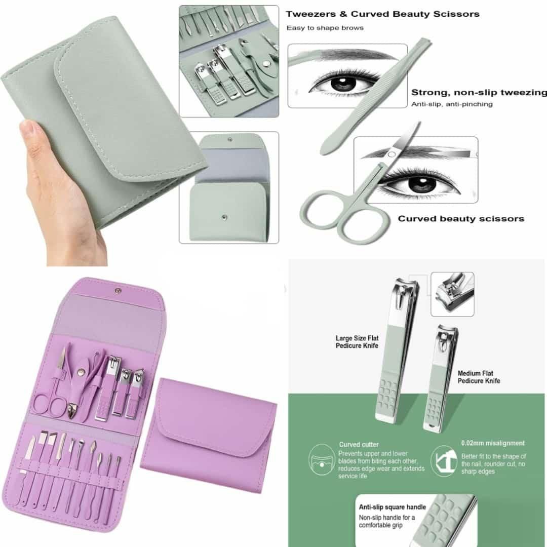 manicure/pedicure set for women