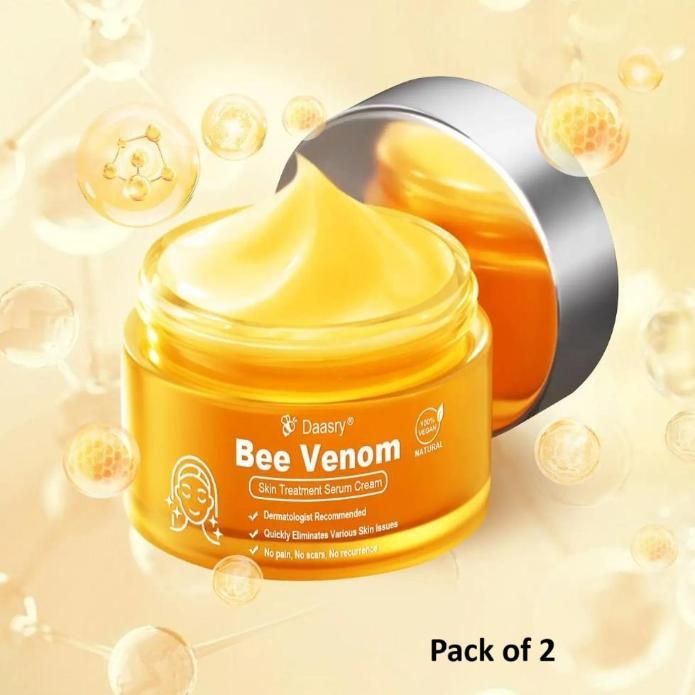 bee venom skin cream 100ml each (pack of 2)