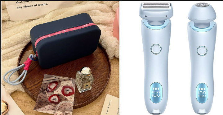 2 in 1 hair removal epilator usb rechargeable trimmer