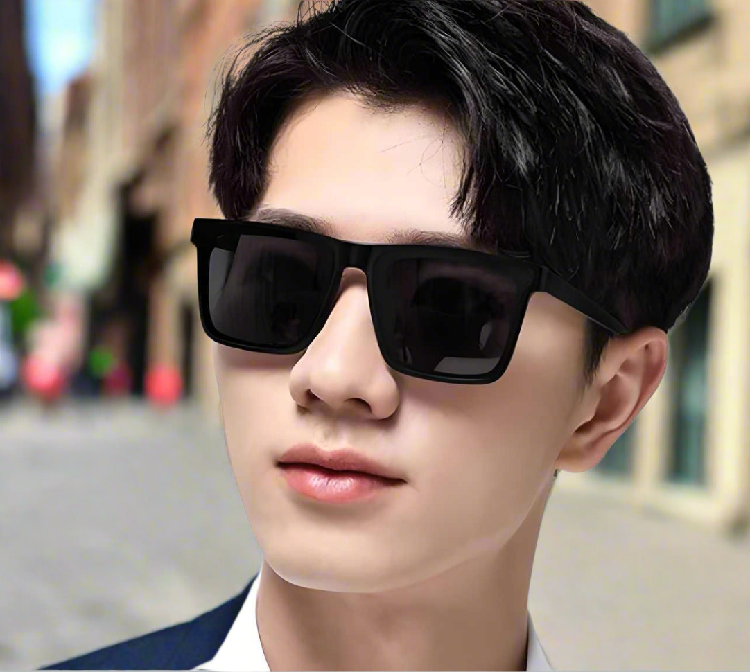 polarized retro square sunglasses