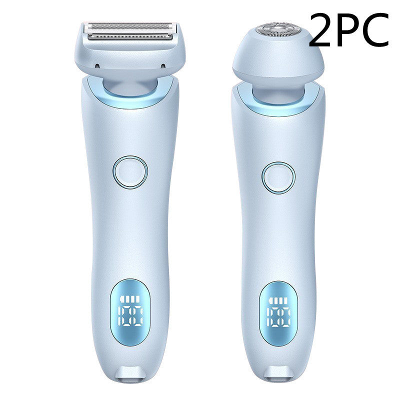 2 in 1 hair removal epilator usb rechargeable trimmer