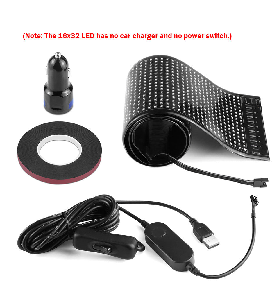 usb programmable led pixel matrix soft screen