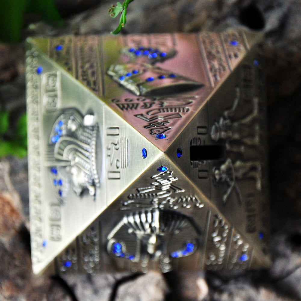retro pharaoh pyramid piggy bank