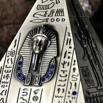 Retro Pharaoh Pyramid Piggy Bank