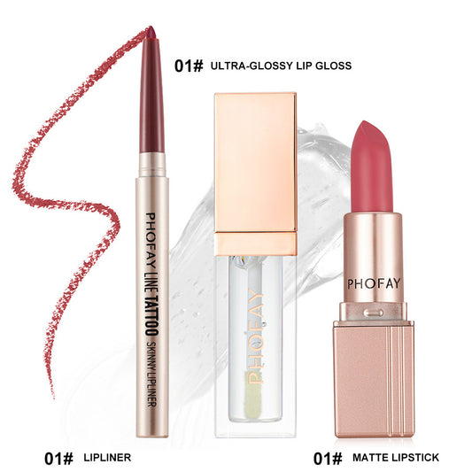 Ultra-Glossy Lip Gloss Matte Lipstick Lipliner