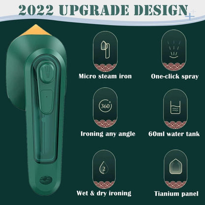 Portable Mini Handheld Iron - Dry And Wet