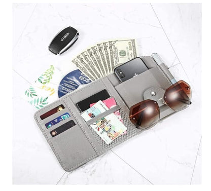 Sun Visor Storage Pouch Car Organizer