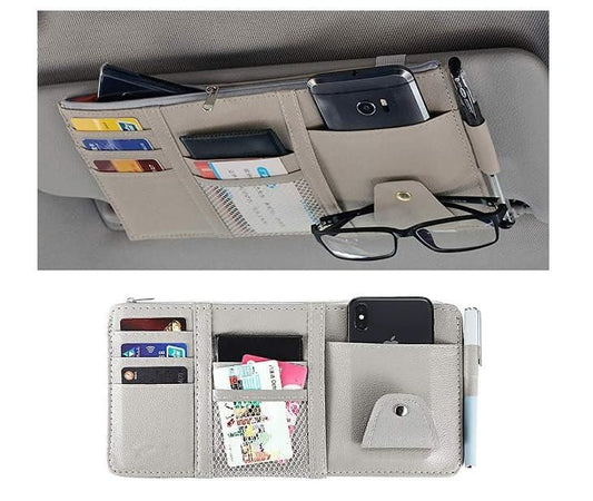 Sun Visor Storage Pouch Car Organizer