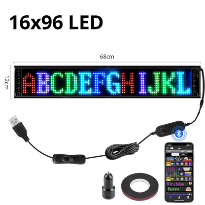 USB Programmable LED Pixel Matrix Soft Screen